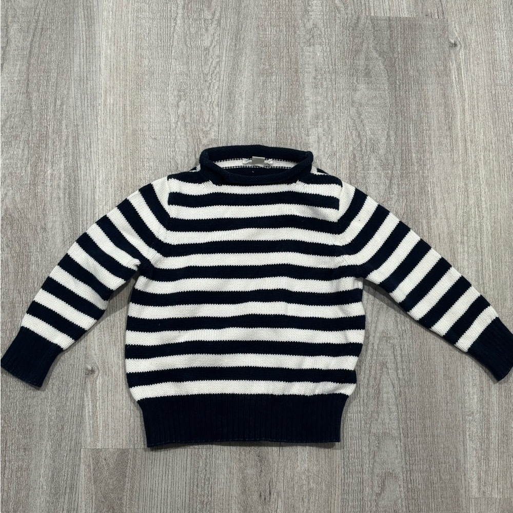 Crewcuts Navy and White Striped Sweater